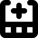 Table Row Above SVG Icon